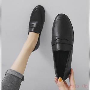 本革 ローファー レディース モカシン パンプ...の詳細画像5