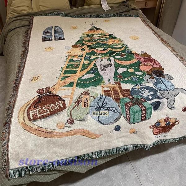 ソファー毛布 ファッション キャンプ ブランケット アウトドア 冷房対策 INS商品 旅行