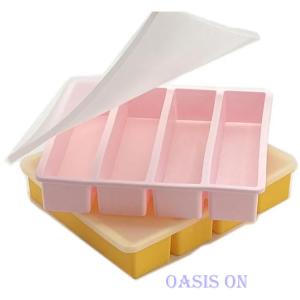 家庭用 シリコン製氷皿 使いやすい 蓋付 製氷...の詳細画像1