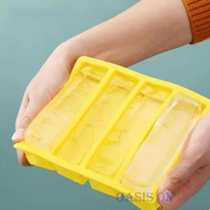 家庭用 シリコン製氷皿 使いやすい 蓋付 製氷...の詳細画像4