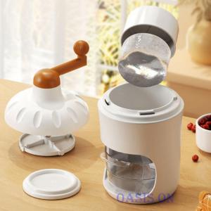 手動 かき氷器 製氷カップ2個付き かき氷メー...の詳細画像2