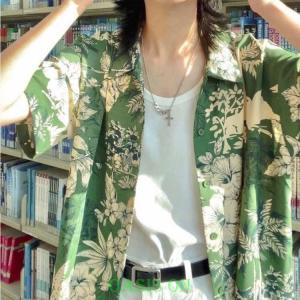 レディース アロハシャツ アロハ 半袖シャツ ...の詳細画像2
