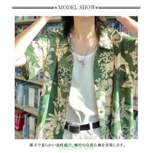 レディース アロハシャツ アロハ 半袖シャツ ...の詳細画像5