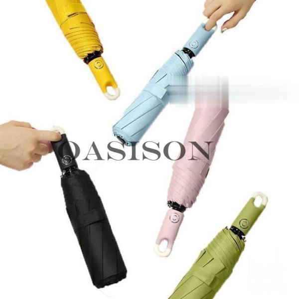 折りたたみ傘 日傘 晴雨兼用 三段式自動開閉 傘 UVカット 涼感 ワンタッチ 日よけ 完全遮光 遮...