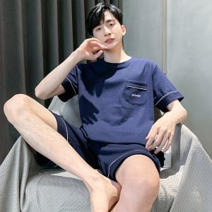 パジャマ メンズ 半袖 春 夏 柔らかい 寝巻き...の商品画像