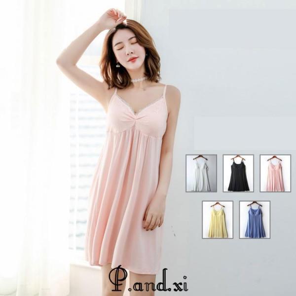 マタニティ パジャマ ワンピース  ホームウェア 授乳服 妊婦服   レース    おしゃれ  ゆっ...