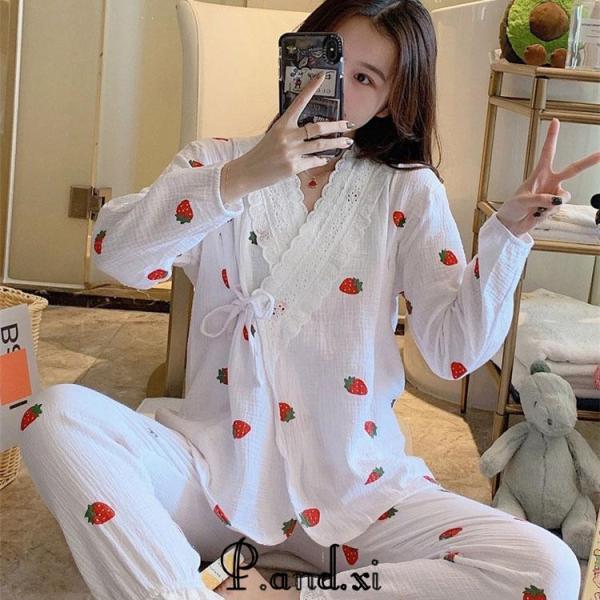 マタニティ パジャマ 授乳口付 ホームウェア 授乳服 妊婦服 上下セット 妊婦 おしゃれ ゆったり ...