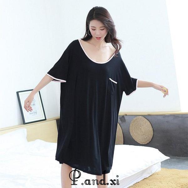 マタニティ パジャマ ワンピース　 ホームウェア 授乳服 妊婦服 妊婦   ゆったり  シンプル  ...