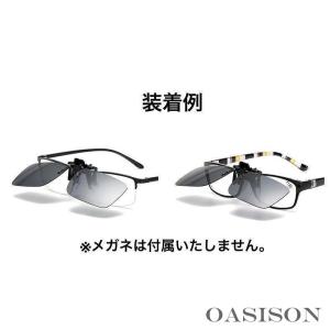 クリップオンサングラス サングラスクリップ ス...の詳細画像1