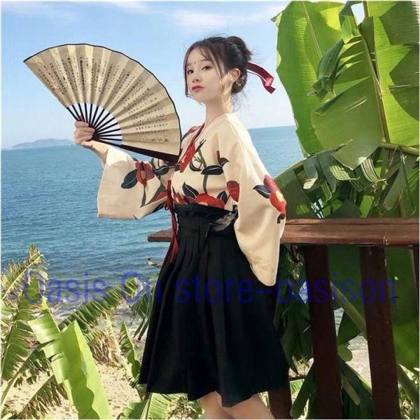 コスプレ 仮装 衣装 和風 虞美人仮装 女性 コスチュー ム 可愛い イベント パーテ ィー 演出会...