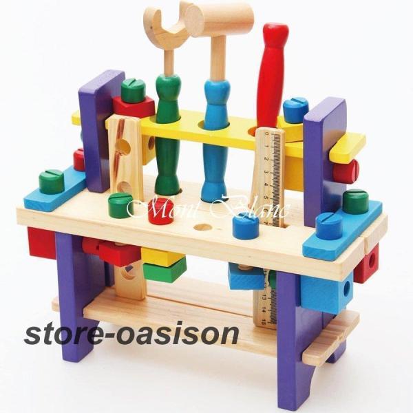 おもちゃ 木製玩具 組立工具 知育玩具 木工セットワークベンチツイストゲーム 新年  お祝い