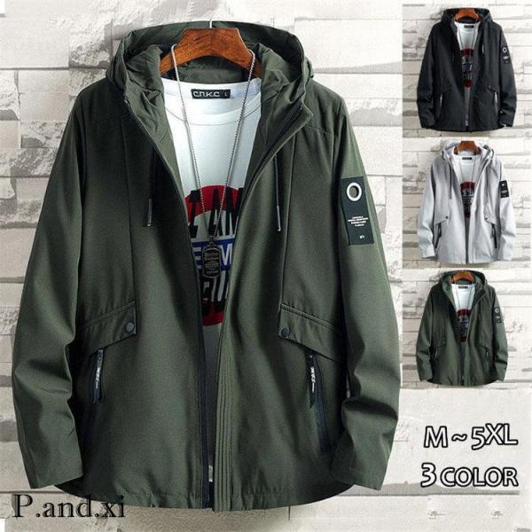 マウンテンパーカー メンズ ジャケット ジャンパー ブルゾン マウンテンジャケット 防風 カジュアル...