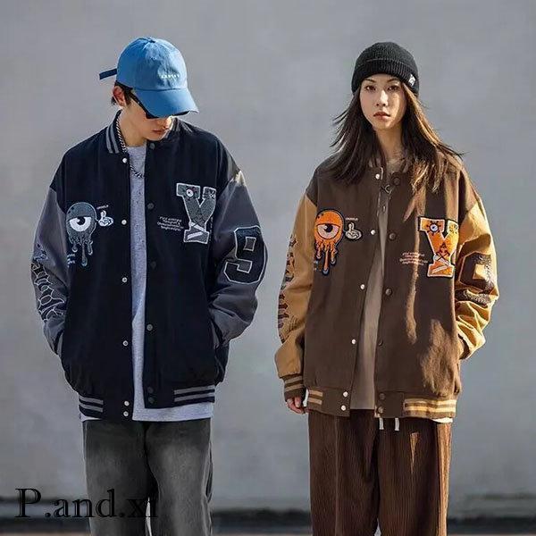 スタジャン スタジアムジャンパー ジャケット ブルゾン レディース メンズ 野球服 アメリカ BF風...