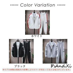 セットアップ メンズ 長袖ジャケット スウェッ...の詳細画像4