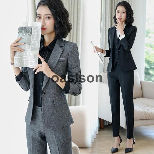 フォーマルスーツ レディース ビジネスOL 通勤 入学式 入園式 卒業式 卒園式 冠婚葬祭 七五三 ...