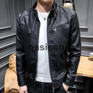 MR.OLIVE◇レザージャケット・ブルゾン/S/牛革/BLK : セカンド