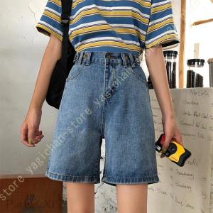 レディース ショートパンツ 夏 ワイドパンツ 半分丈 デニム ゆったり パンツ 半ズボン 大きいサイズ レディース カジュアル パンツ 五分丈 パンツ
