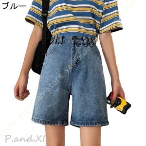 レディース ショートパンツ 夏 ワイドパンツ ...の詳細画像2