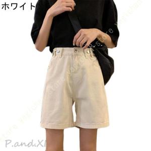 レディース ショートパンツ 夏 ワイドパンツ ...の詳細画像3