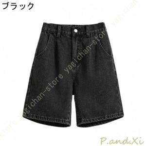 デニム ショートパンツ レディース 短パン 大...の詳細画像3