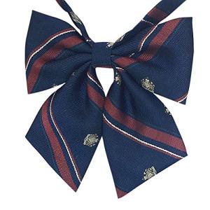 BESTLEE レディース スクールリボンりぼん制服リボン女子レディースリボンタイネクタイ高校生中学生紺色