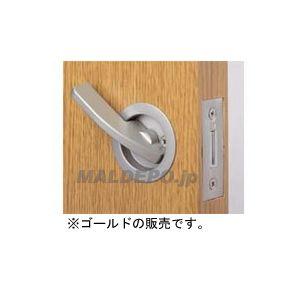 引戸レバー鎌錠 表示錠 ゴールド 51mm