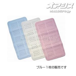 ジャパンインターナショナルコマース 滑り止めバスマット Mサイズ / BB2010 ブルー｜oasisu