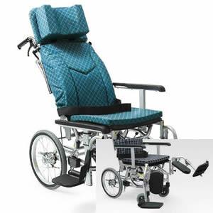KXLシリーズ ティルティング＆リクライニング 車いす KXL16-42EL 