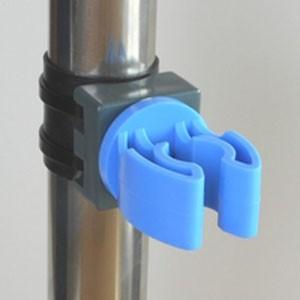 杖ホルダー 杖やすめ パイプ用 ブルー tue-P03