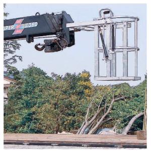 ゴンドラ ドラゴン 高所作業 クレーン用 フリーロック型 ガス