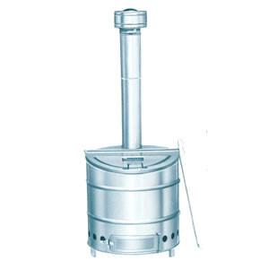 家庭用 ステンレス製焼却炉 80型 三和式ベンチレーター(株)