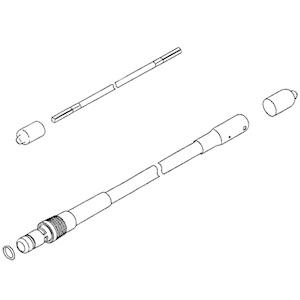 フレキシャフトアッセンA(フレキシブルシャフト軸+ライナー) 背負式刈払機 TKZ260EZ/TKZ...