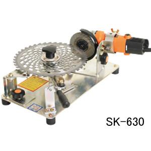 チップソー専用研磨機 らくらくケンマ SK-630 高速グラインダー付 新興工業 φ230/255/305mm用｜oasisu