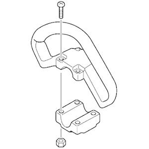 ループハンドルセット 充電式草刈機 MUR368LDG2/MUR368LDZ/MUR369LDG2