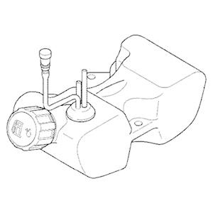 燃料タンクアッセンC 肩掛式刈払機 WP260DX-TU26用 カーツ(KAAZ