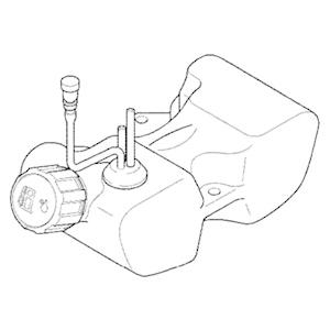 燃料タンクアッセンC 肩掛式刈払機 WP260DX-TU26用 カーツ(KAAZ