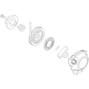 リコイルスターターアッセンC エコー(echo) 肩掛式刈払機 EGT220DL/EGT220DX/...