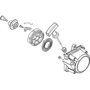 リコイルスターターアッセンK 共立(kioritz) 肩掛式刈払機 SRE2731GT/SRE273...