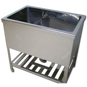 新品 オリジナル ドッグバス 1000×450×800 深さ350 ペットシンク トリミング用ドッグバス ステンレス製 W750×D450×H800深350 株式会社