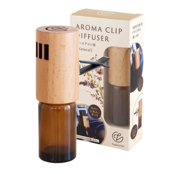 Thaleiaveil サリアベル アロマディフューザー 車用 ディフューザー エアコン吹き出し口用...
