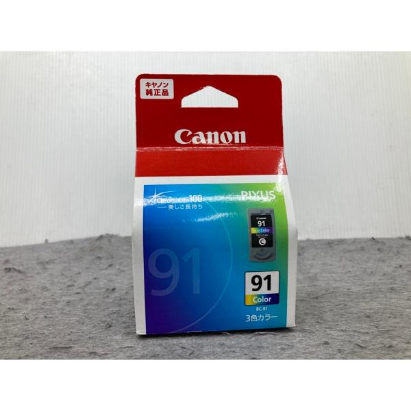 Canon BC-91 3色カラー 純正インクカートリッジ アウトレット 期限切れ 未使用 未開封