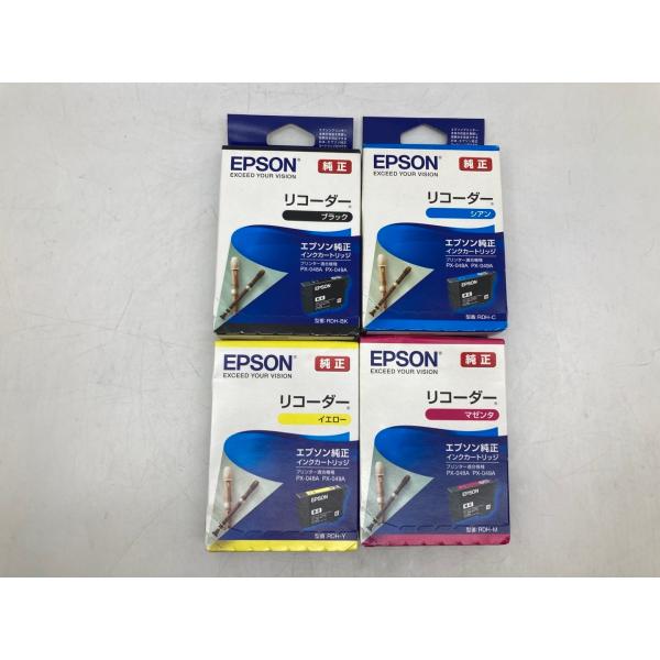 EPSON RDH-BK RDH-C RDH-M RDH-Y リコーダー 各色 純正インクカートリッ...