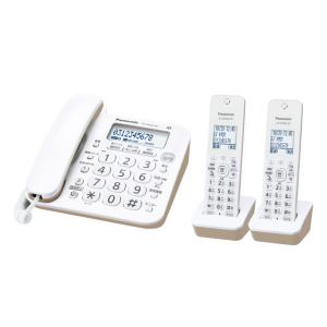 Panasonic VE-GD25DW-W コードレス電話機 子機 2台付 ホワイト 未使用品