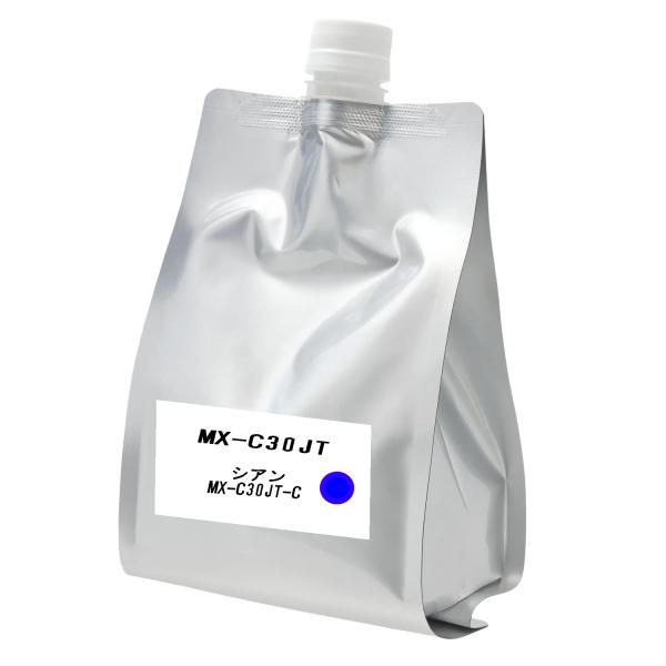 MX-C30JTC 補充トナー シアン  MX-C300W 対応 シャープ MX-C30JT用 IC...