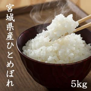 宮城県産ひとめぼれ5kg 令和6年産 送料無料【LINE友達登録で200円OFFクーポン配布中】米 白米 玄米 白米5kg×1袋 玄米5kg×1袋｜obaajitukami