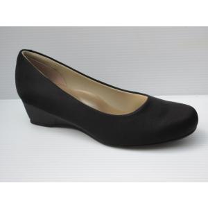 Recious Lab リシャスラボ 77707 満点 ウエッジ パンプス 撥水加工 婦人 レディー...