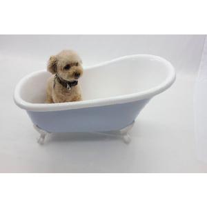 ペット用バスタブ ペットバス 犬 バスタブ 小型 猫足バスタブ ピンク