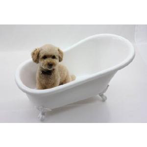 ペット用バスタブ ペットバス 犬 バスタブ 小型 猫足バスタブ ピンク