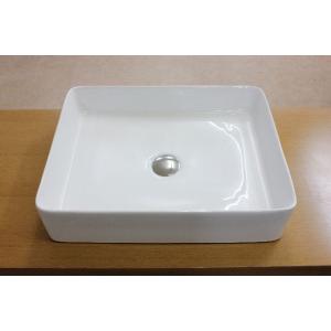洗面ボウル 陶器 洗面ボール 角型手洗器　手洗い鉢  小型 洗面器 KORS-1062｜obara-jyusetu