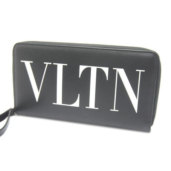 中古 美品 VALENTINOGARAVANIヴァレンティノガラヴァーニ 長財布 VLTN ブラック